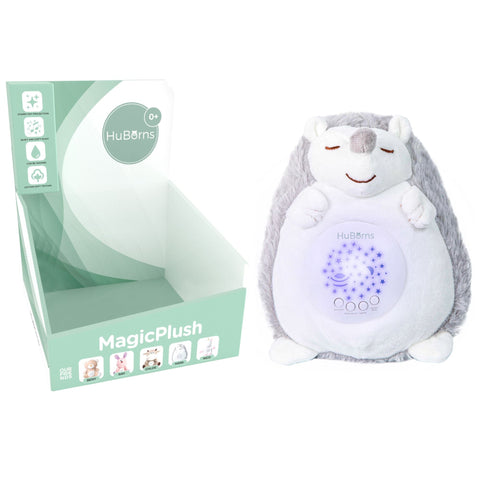 Erizo de peluche con ruido blanco