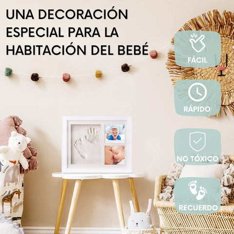 Marco huellas bebé