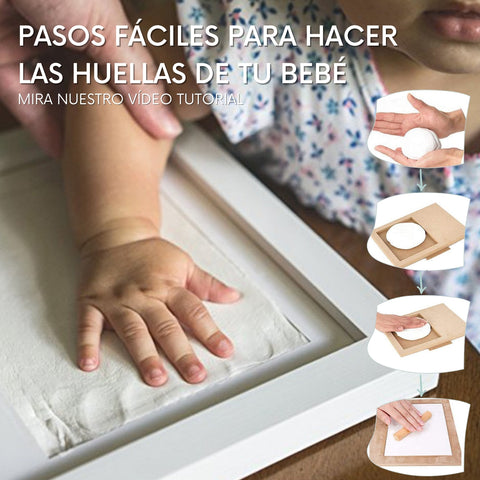 Marco huellas bebé