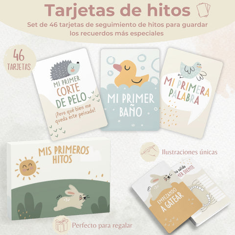 Tarjetas de hitos