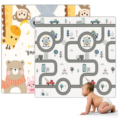 Alfombra plegable infantil 200cm - Circuito