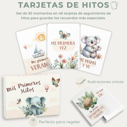 Tarjetas de hitos - Inglés