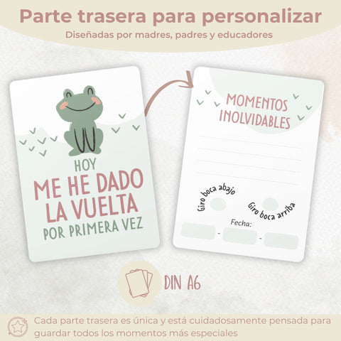 Álbum de mi historia y Tarjetas de hitos